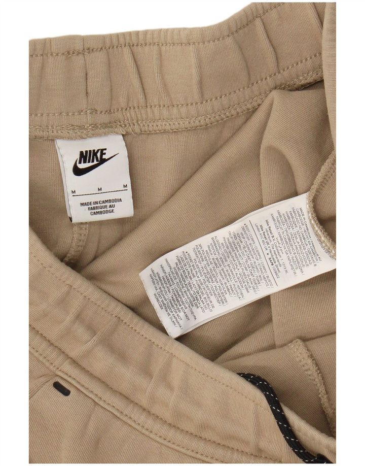 Nike Mens Tracksuit Trousers Joggers Medium  Beige Cotton