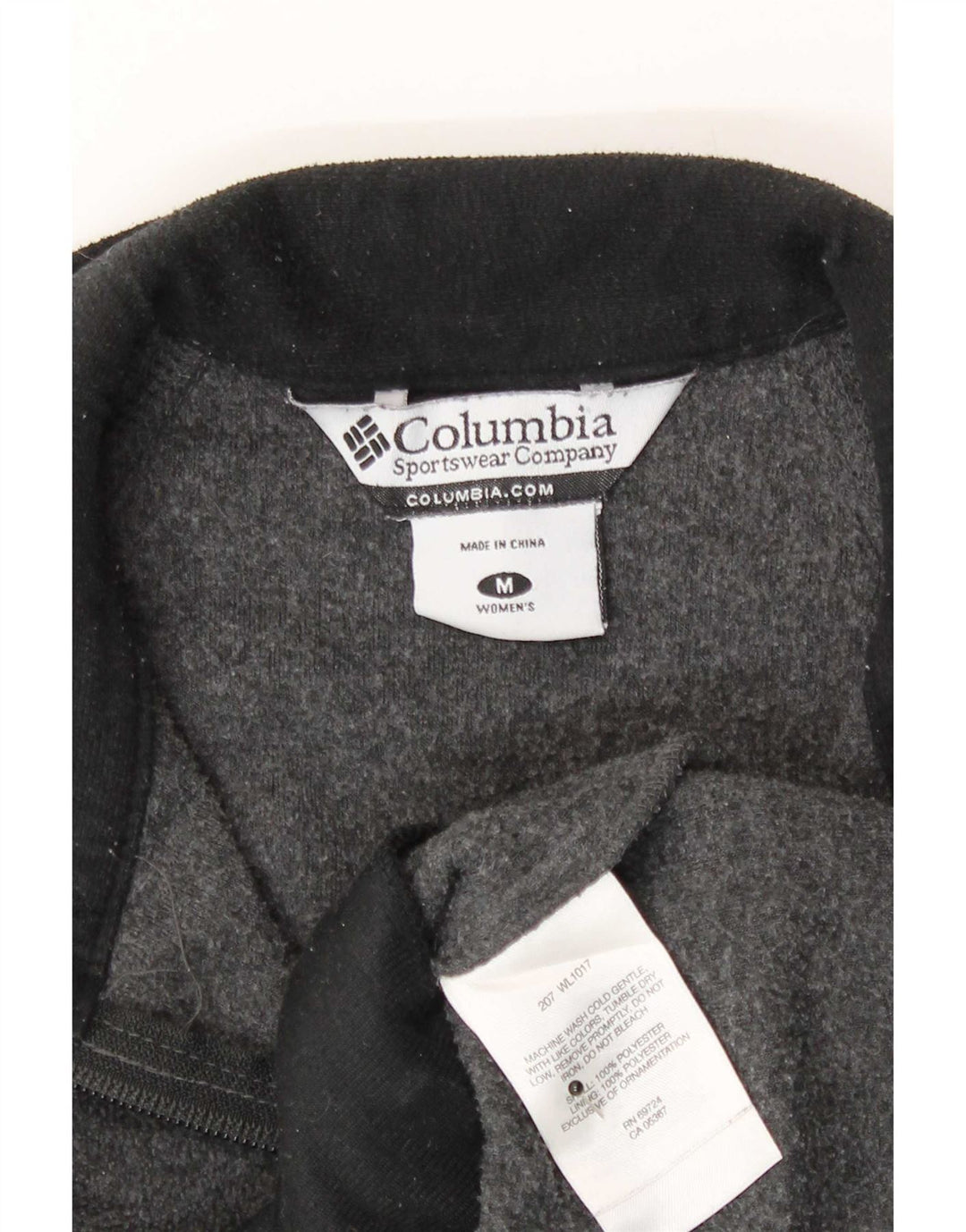 Columbia Womens Fleece Gilet UK 14 Medium Grey Polyester