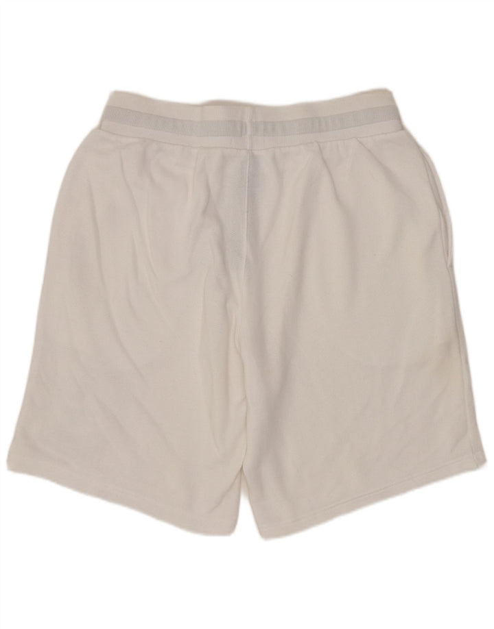 EMPORIO ARMANI Mens Sport Shorts Medium  White Cotton