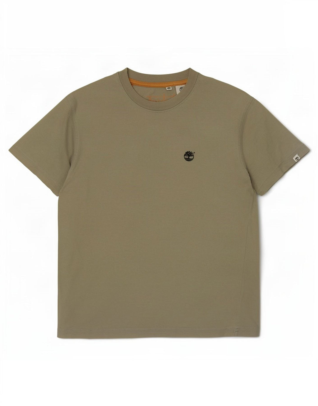 Timberland Mens Graphic T-Shirt Top Small Khaki Cotton