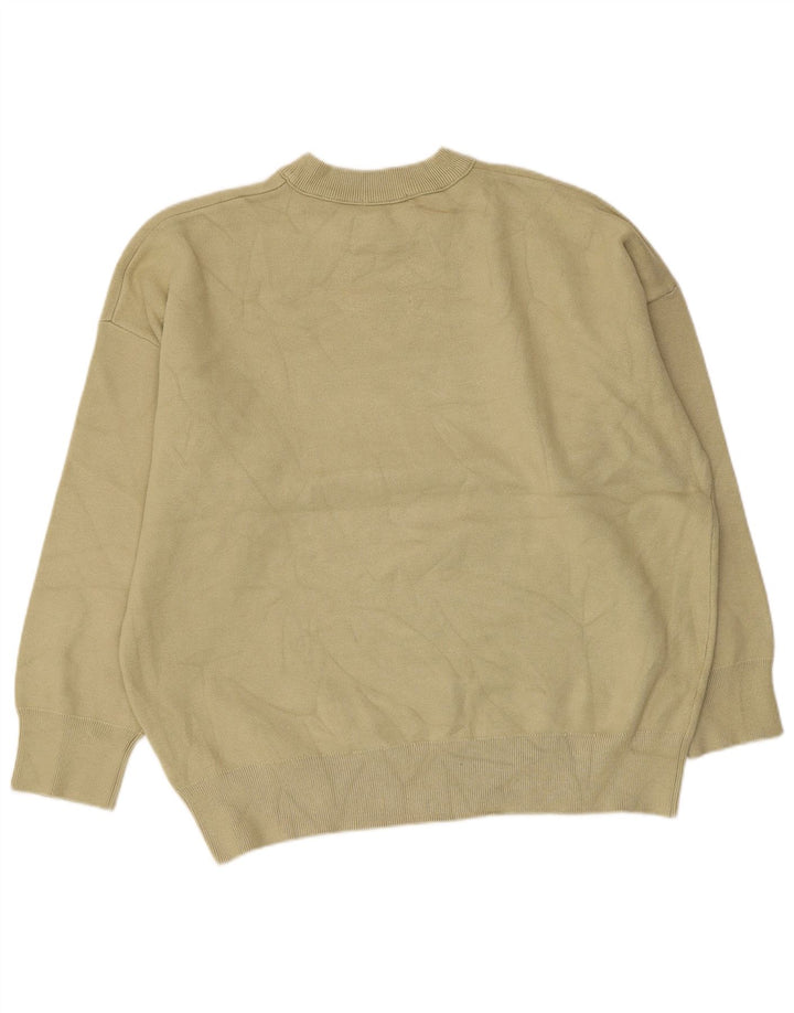 Zara Womens Sweatshirt Jumper UK 18 XL Green Viscose
