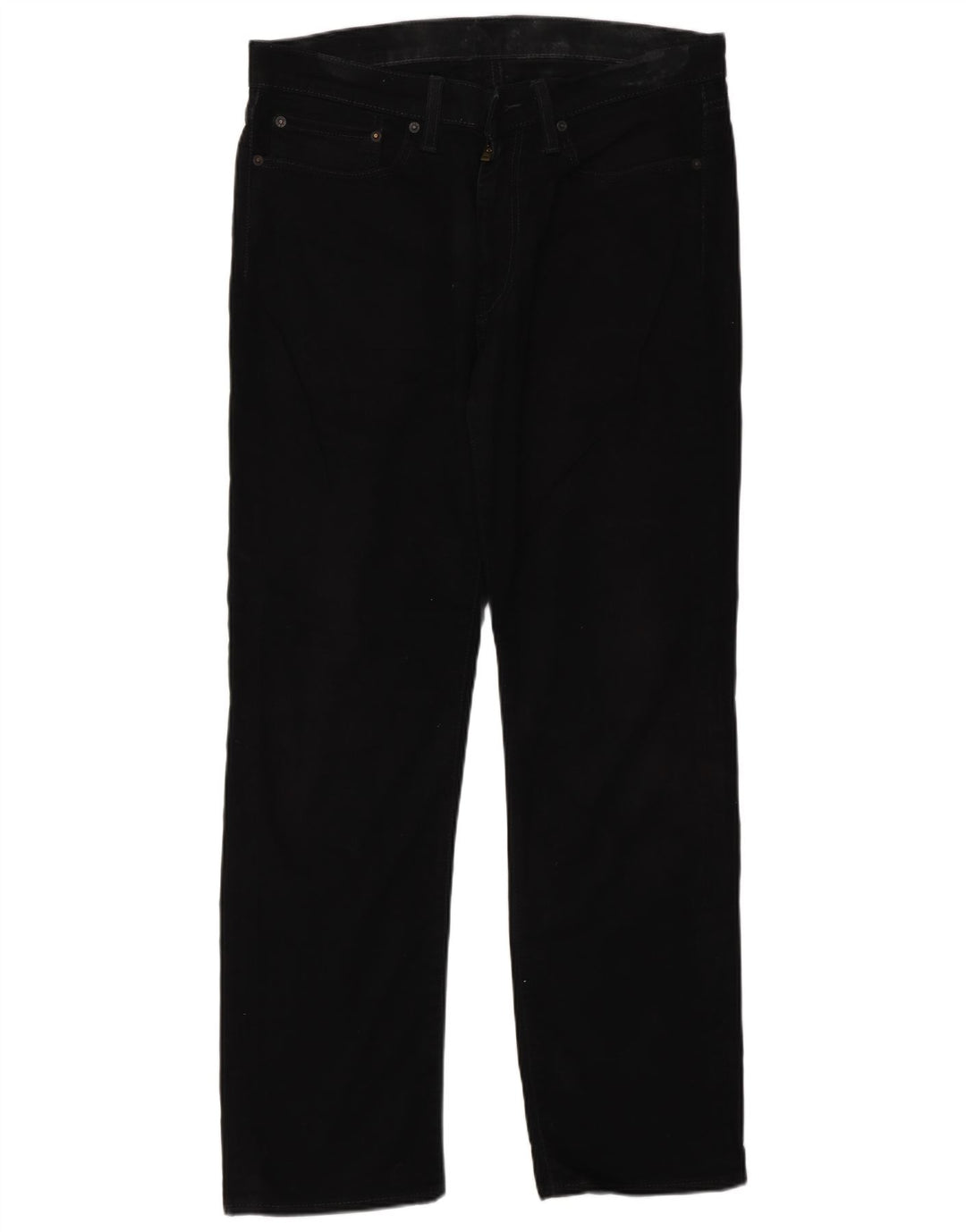Levi's Mens 514 Straight Jeans W34 L32 Black Cotton
