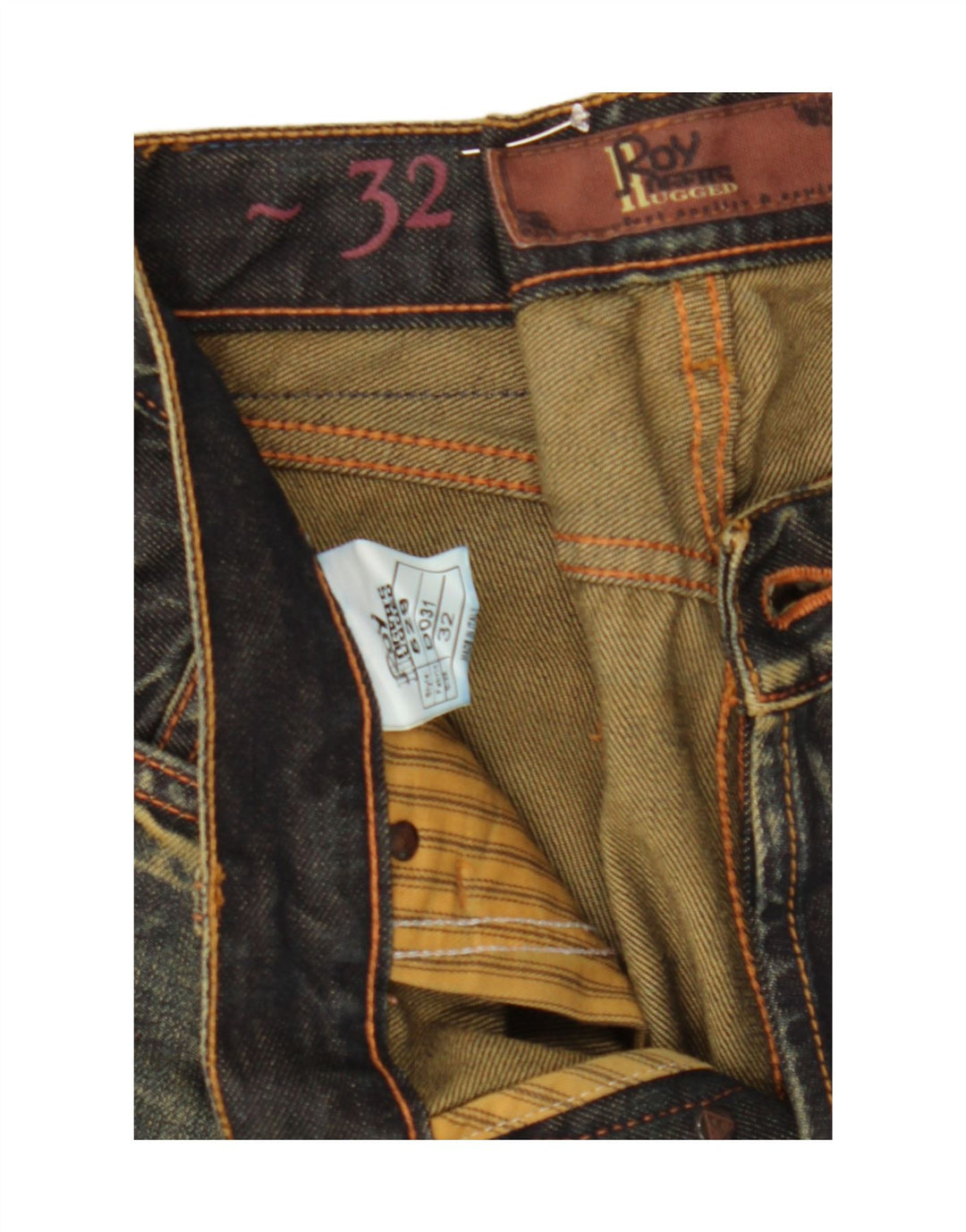 ROY ROGERS Womens Straight Jeans W32 L29 Navy Blue Cotton Vintage Roy Rogers and Second-Hand Roy Rogers from Messina Hembry 