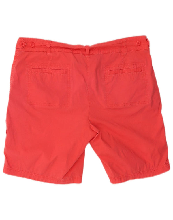 Nautica Womens Chino Shorts US 10 Large W32 Pink Cotton