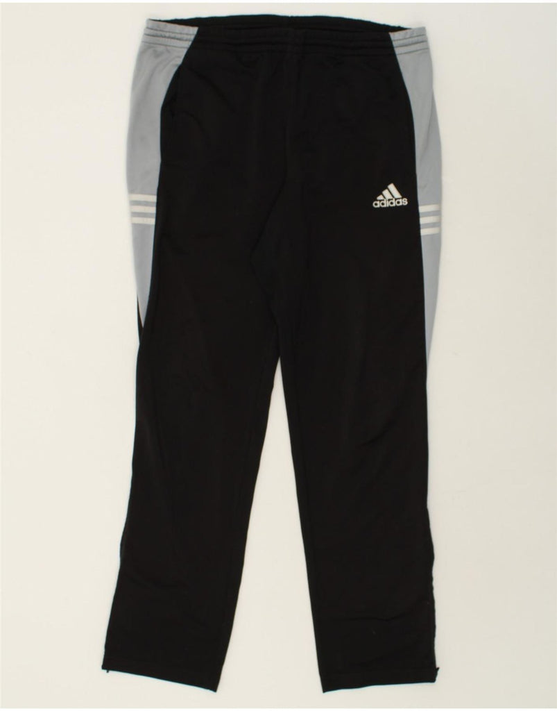 ADIDAS Mens Tracksuit Trousers UK 42/44 Large Black Colourblock Polyester | Vintage Adidas | Thrift | Second-Hand Adidas | Used Clothing | Messina Hembry 