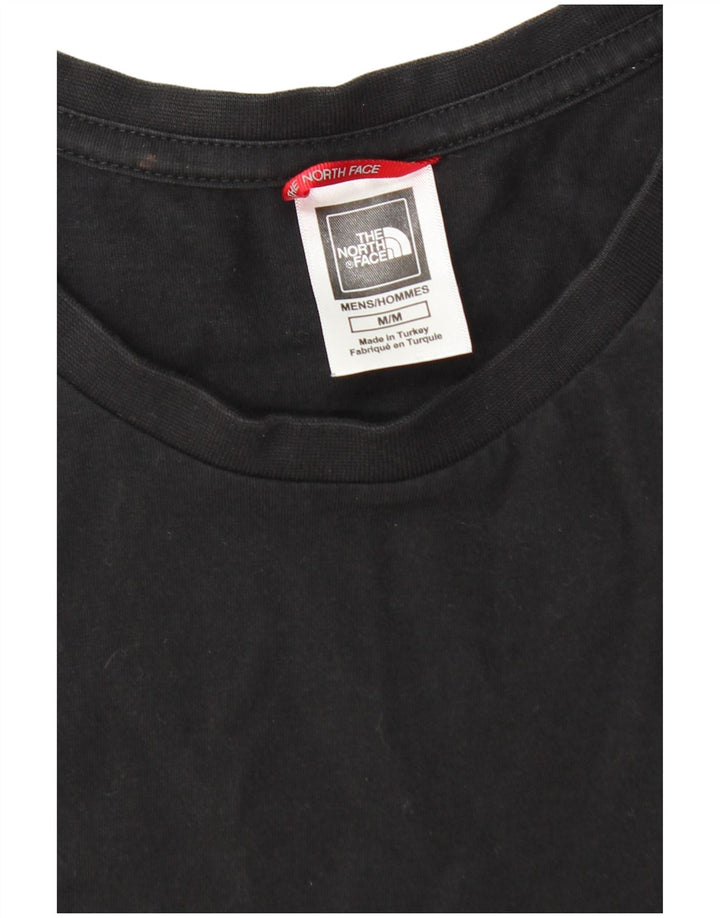 THE NORTH FACE Mens T-Shirt Top Medium Black Cotton