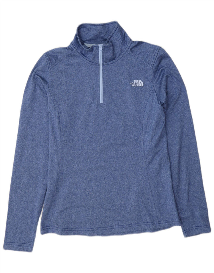 The North Face Womens Pullover Tracksuit Top UK 10 Small Blue Flecked