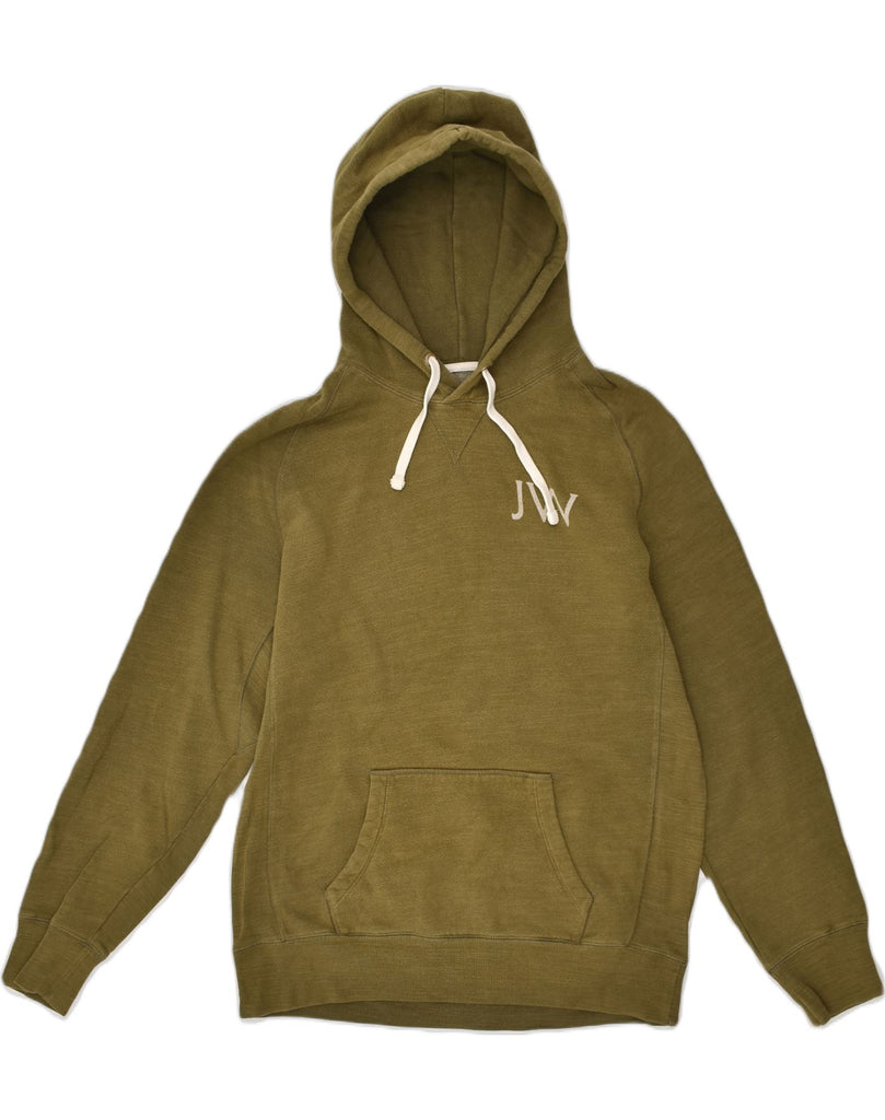 JACK WILLS Mens Graphic Hoodie Jumper Medium Khaki Cotton | Vintage Jack Wills | Thrift | Second-Hand Jack Wills | Used Clothing | Messina Hembry 