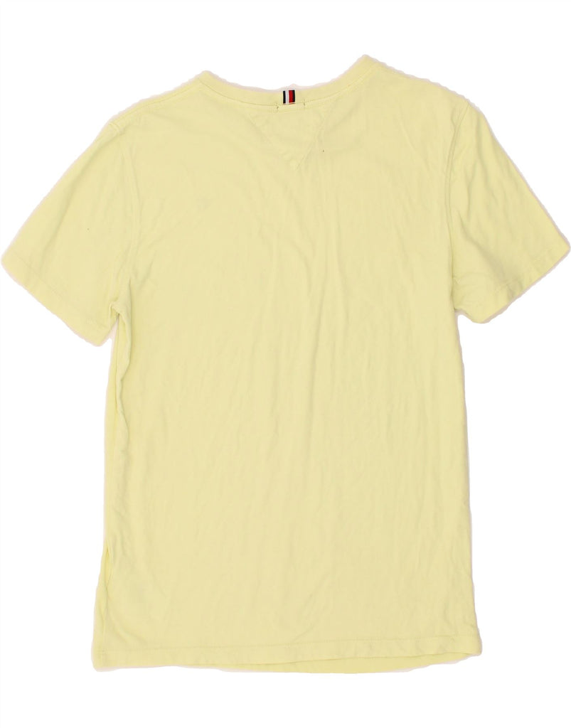 TOMMY HILFIGER Girls T-Shirt Top 13-14 Years Yellow Cotton Vintage Tommy Hilfiger and Second-Hand Tommy Hilfiger from Messina Hembry 