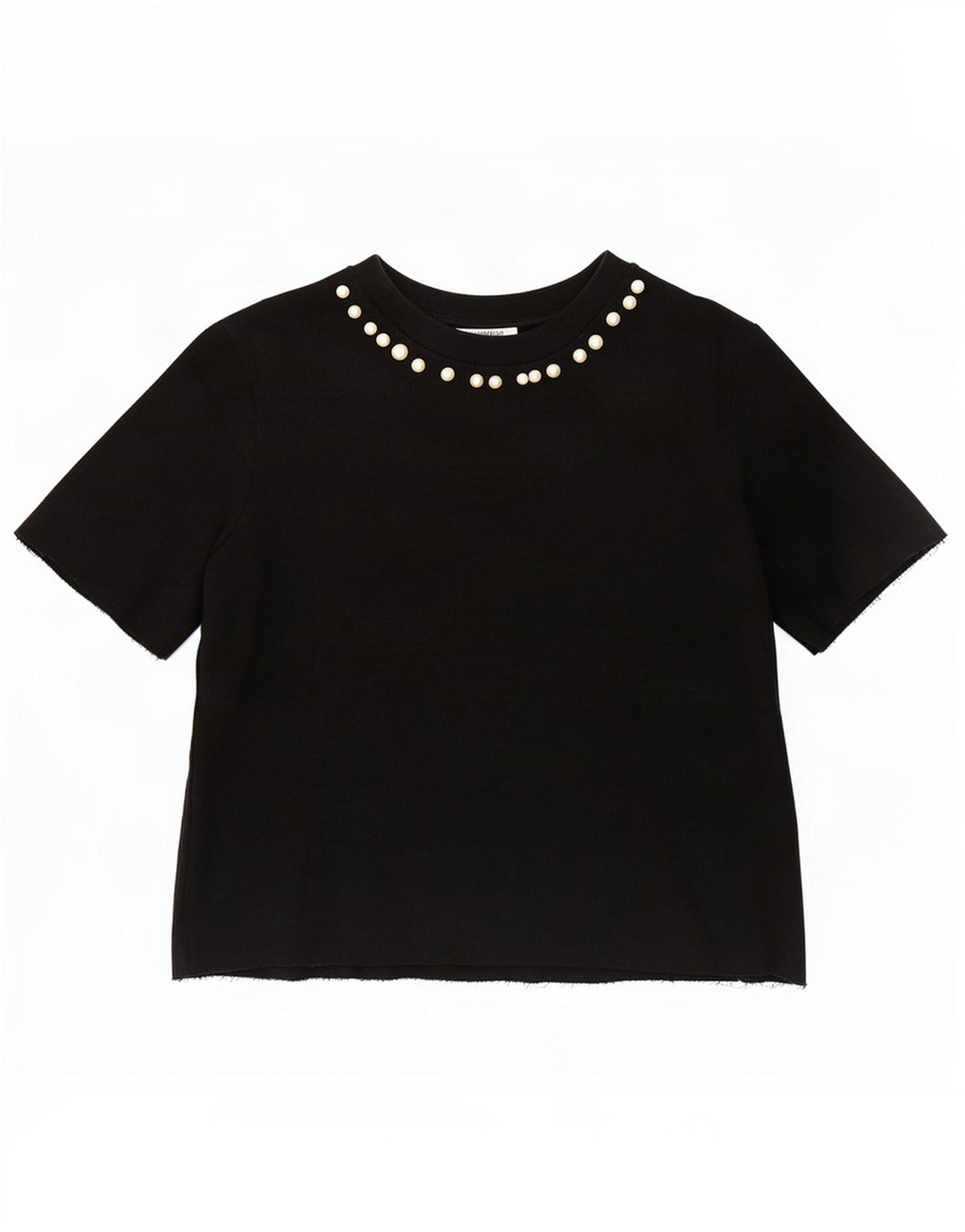 Zara Womens Blouse Top UK 10 Small Black Cotton