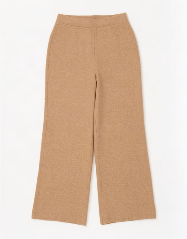 Zara Womens Wide Leg Casual Trousers Medium W28 L29 Beige