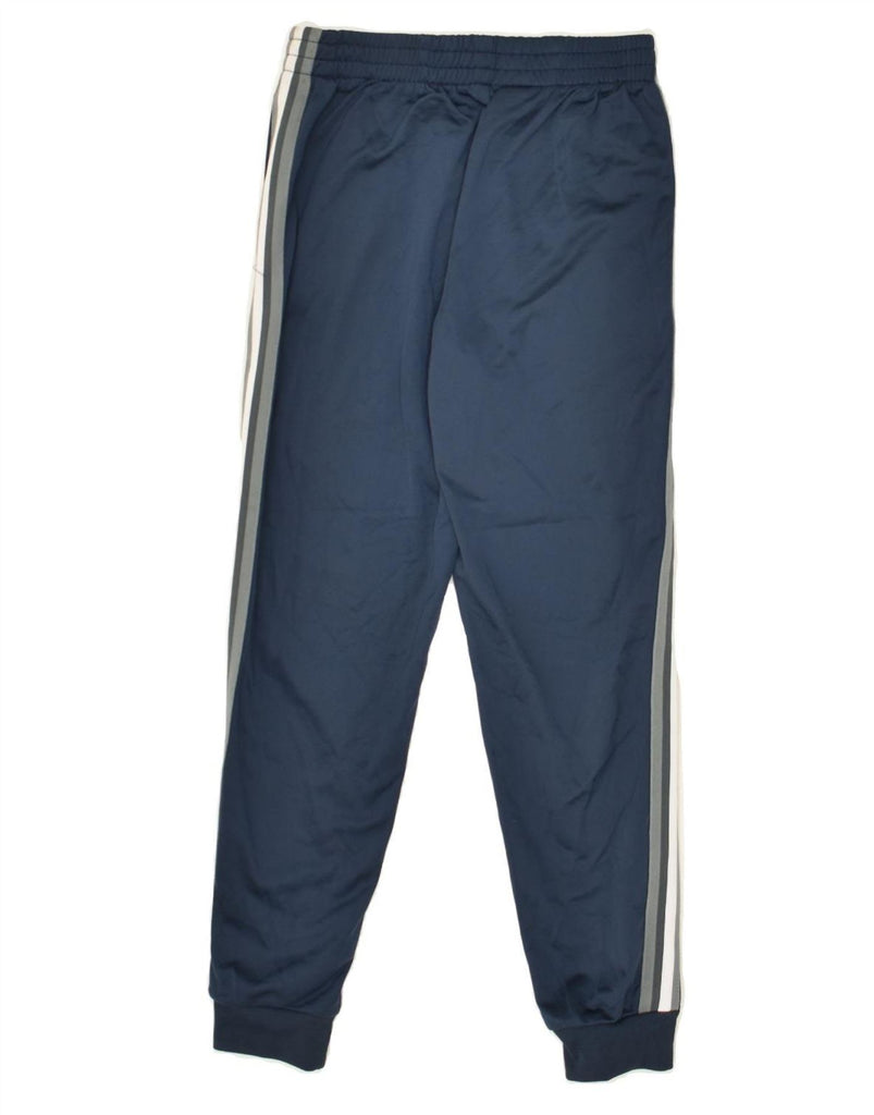 CHAMPION Boys Tracksuit Trousers 10-11 Years Medium Navy Blue Polyester | Vintage Champion | Thrift | Second-Hand Champion | Used Clothing | Messina Hembry 