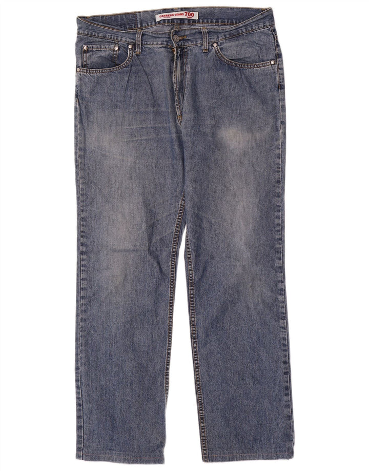 CARRERA Mens 700 Regular Fit Straight Jeans W36 L30 Blue Cotton