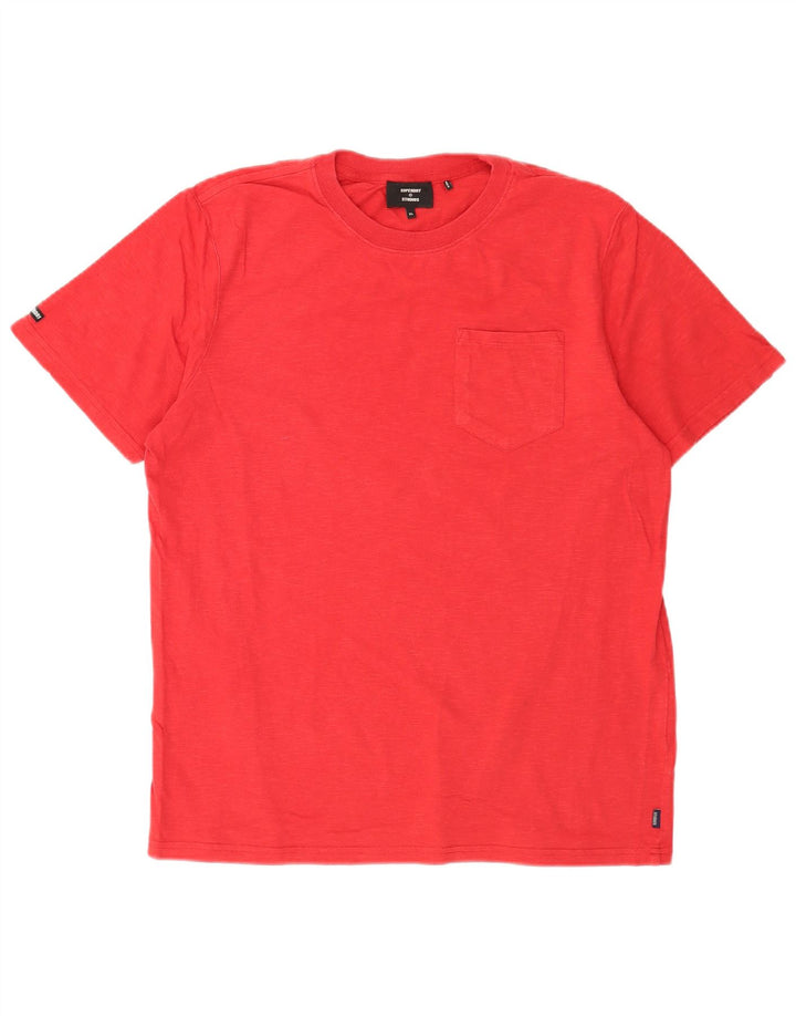 Superdry Mens Regular Fit T-Shirt Top XL Red