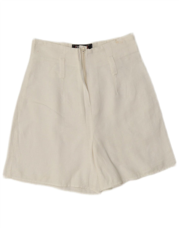 Exclusive Womens Casual Shorts XS W24 White Polyester