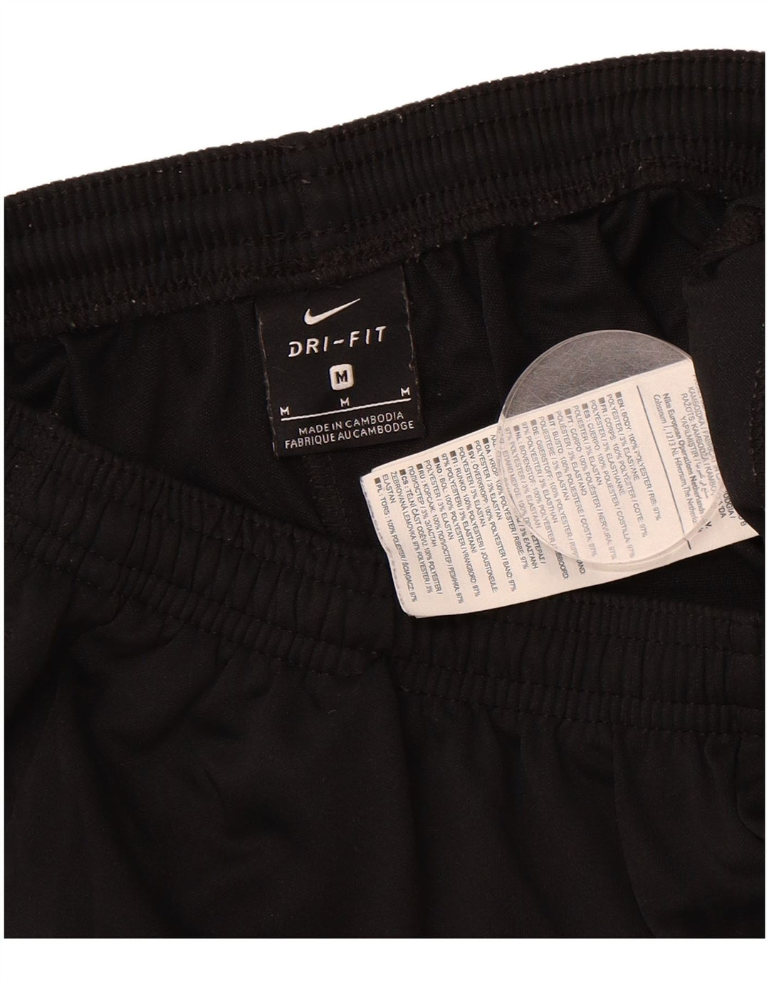 NIKE Womens Tracksuit Trousers UK 14 Medium  Black Polyester