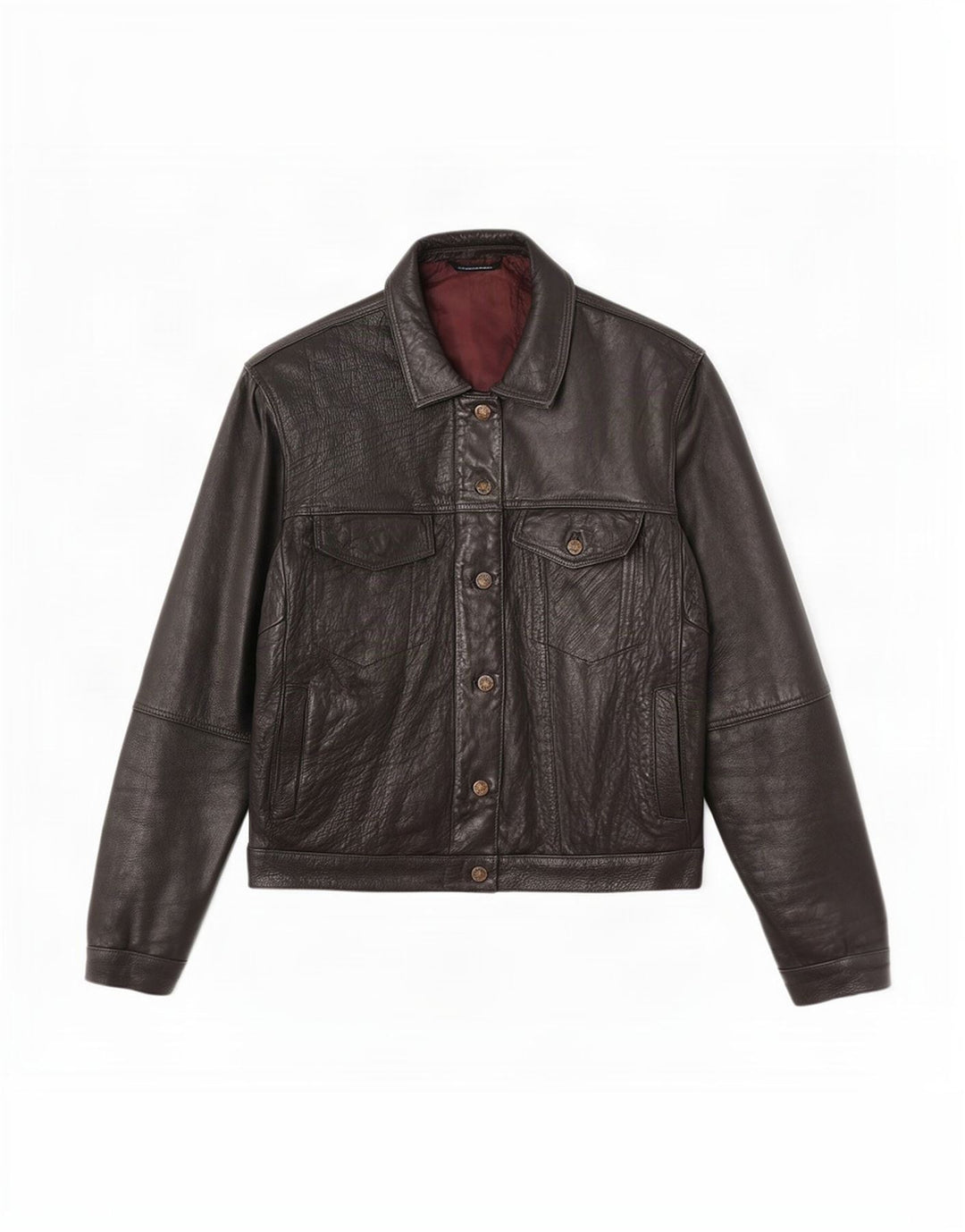 Vintage Mens Leather Jacket UK 38 Medium Black