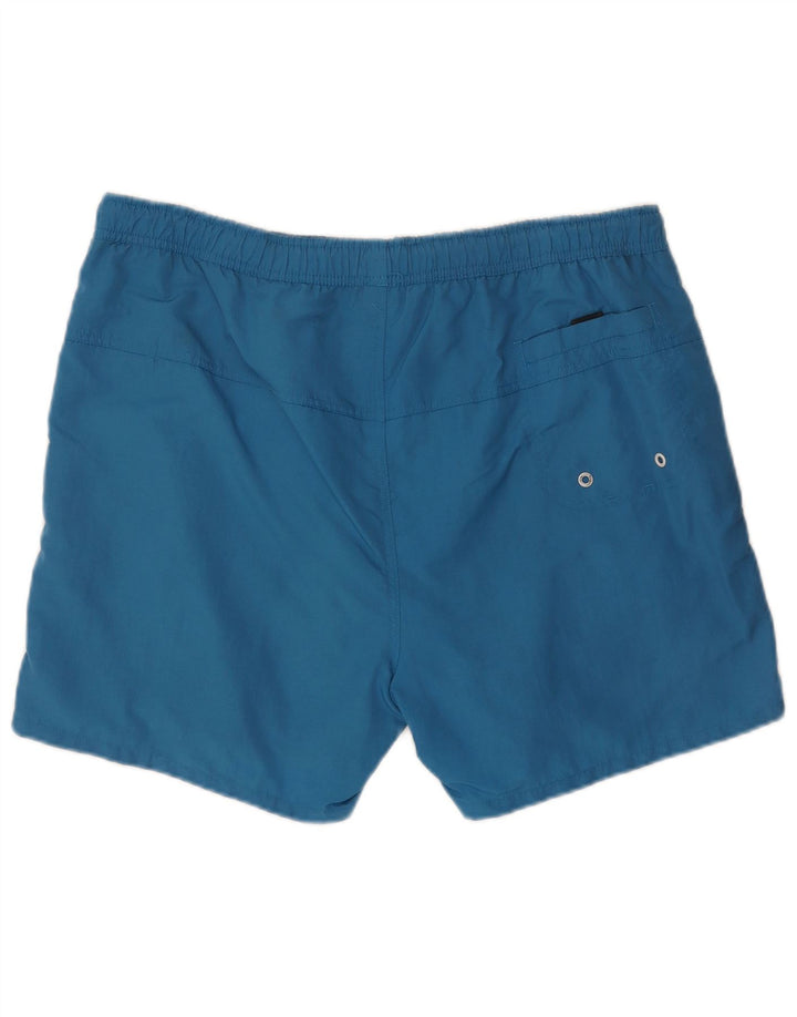 Brugi Mens Graphic Swimming Shorts 2XL  Blue Polyamide