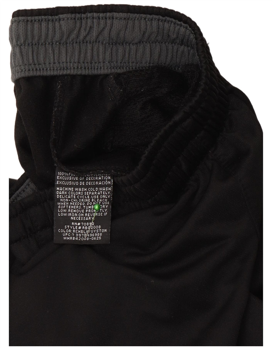 Starter Boys Tracksuit Trousers 7-8 Years Medium Black Colourblock