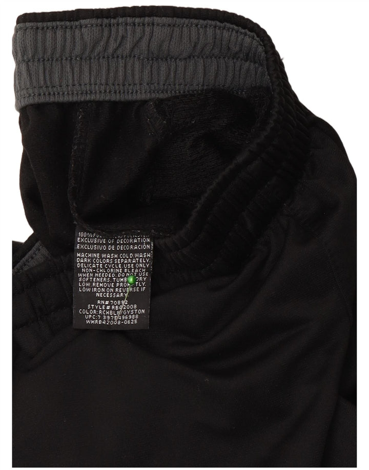Starter Boys Tracksuit Trousers 7-8 Years Medium Black Colourblock