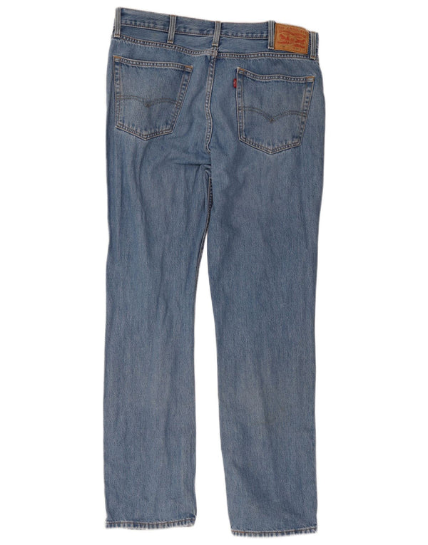 Levi's Mens 516 Straight Jeans W28 L34 Blue Cotton