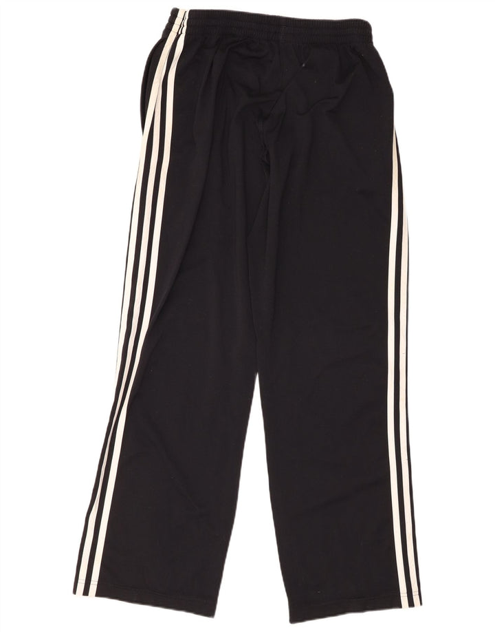 Adidas Mens Tracksuit Trousers Small Black Polyester