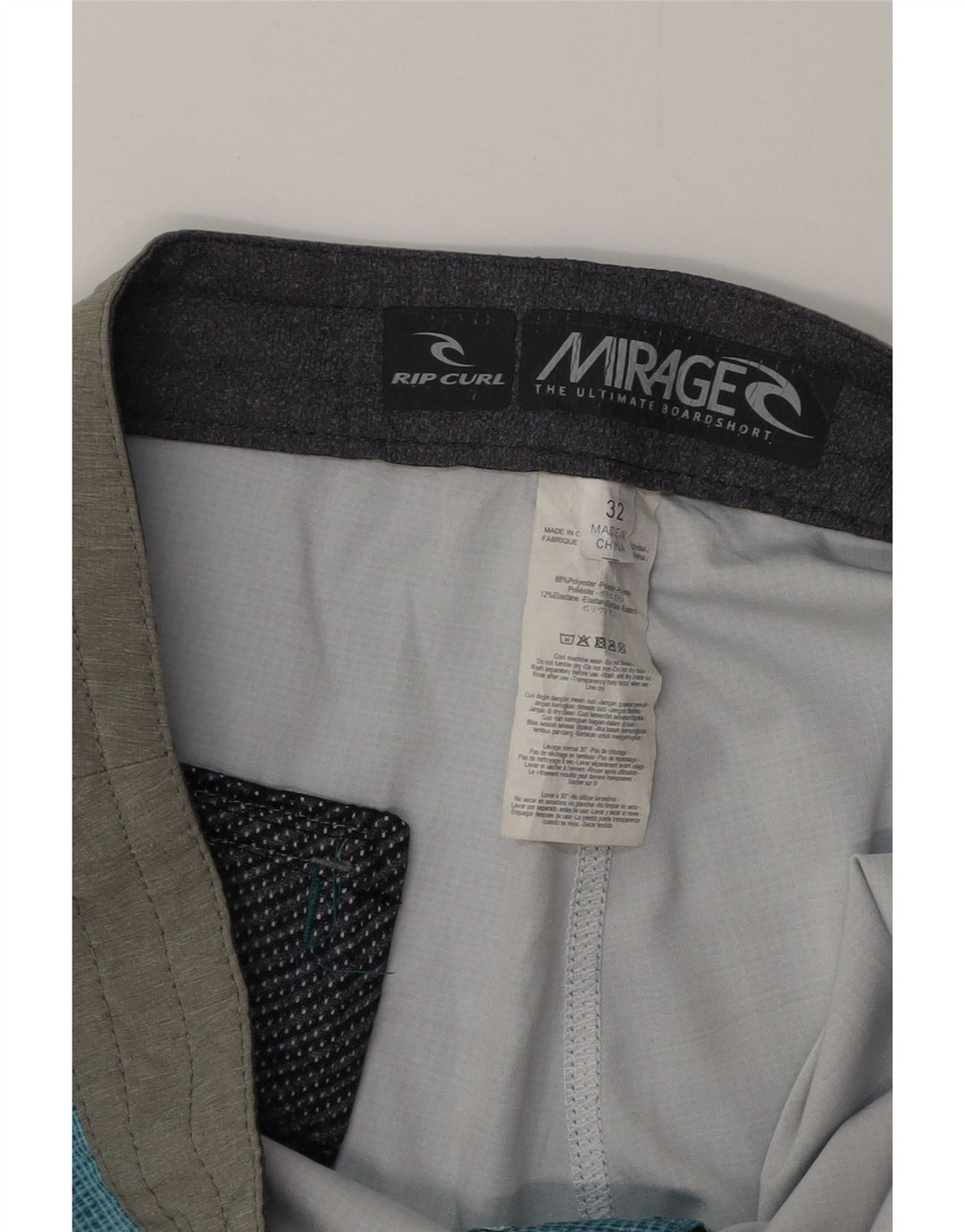 Rip Curl Mens Mirage Swimming Shorts Large  Blue Polyester
