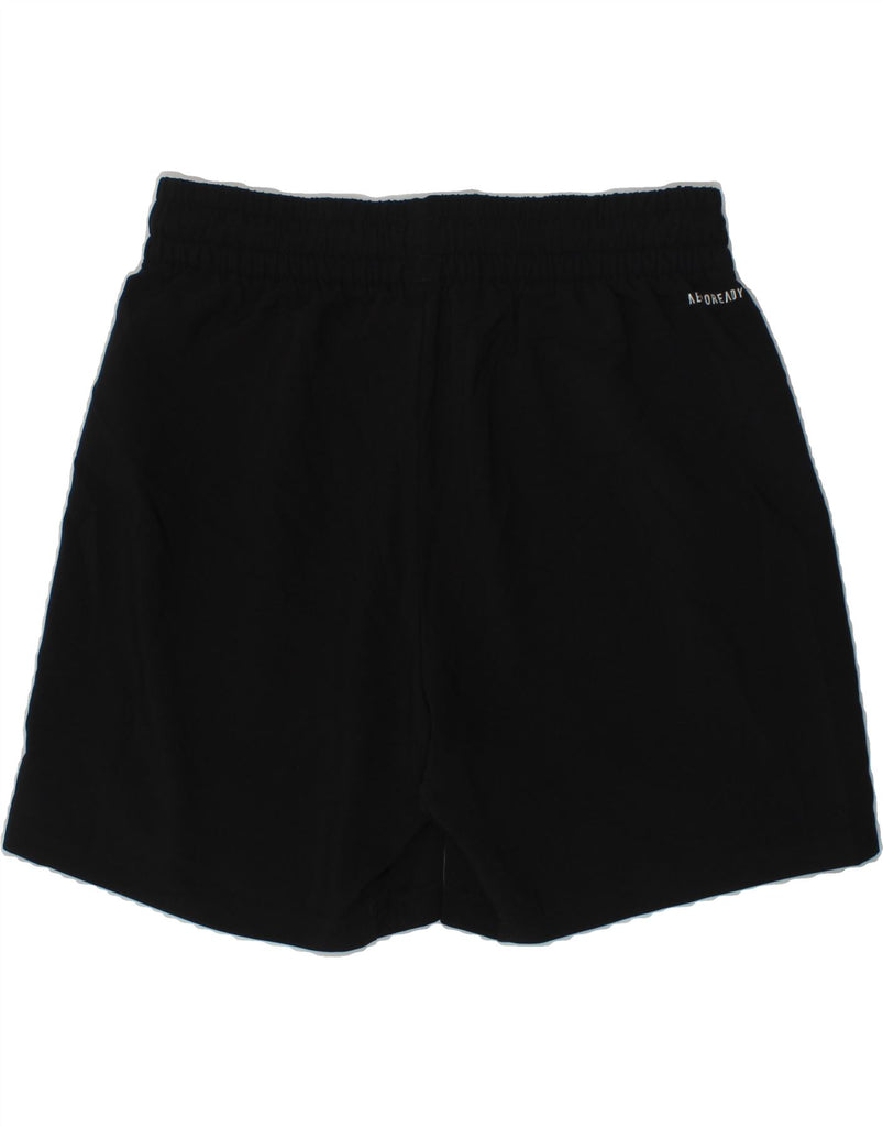 ADIDAS Boys Sport Shorts 11-12 Years Black Polyester | Vintage Adidas | Thrift | Second-Hand Adidas | Used Clothing | Messina Hembry 