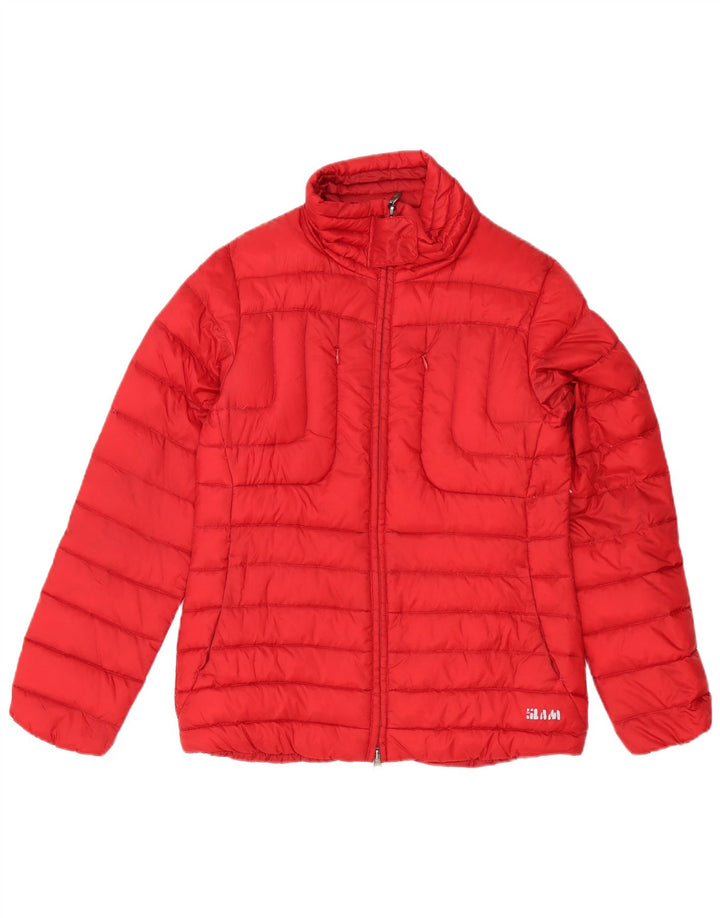 Slam Womens Padded Jacket UK 10 Small Red Polyamide