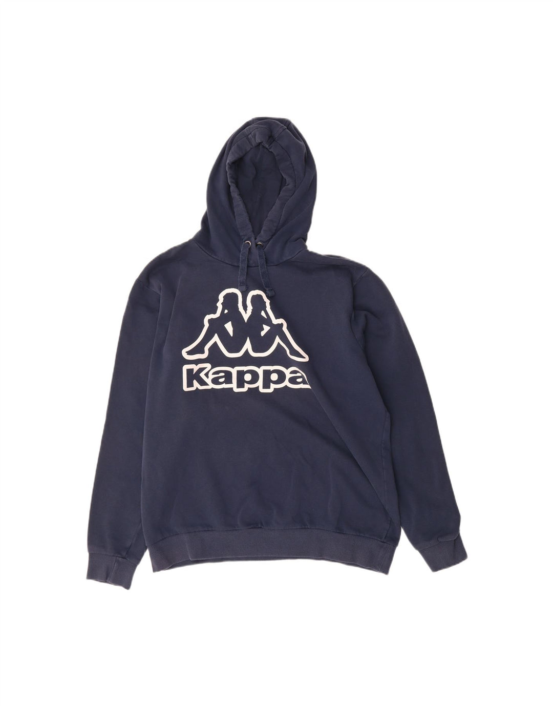 KAPPA Mens Graphic Hoodie Jumper XL Navy Blue