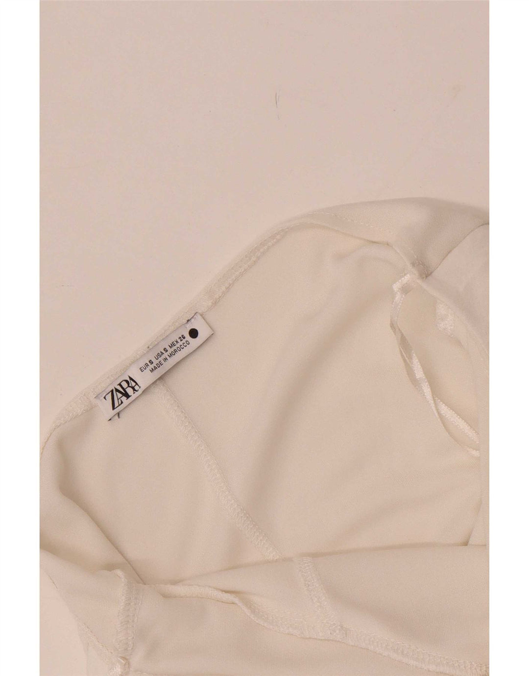 Zara Womens Sleeveless Bodysuit UK 8 Small White