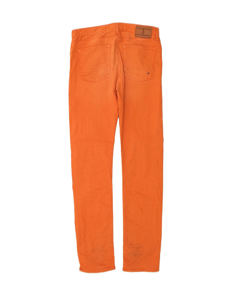 TOMMY HILFIGER Womens Skinny Jeans W32 L34 Orange Cotton | Vintage Tommy Hilfiger | Thrift | Second-Hand Tommy Hilfiger | Used Clothing | Messina Hembry 