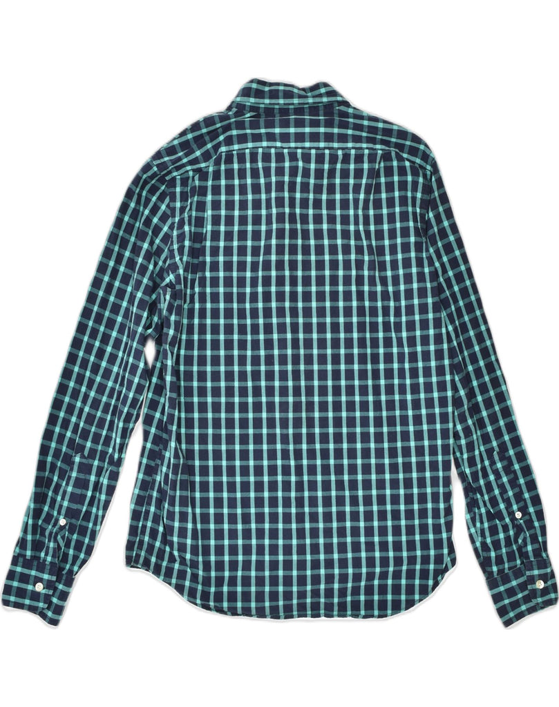 J. CREW Mens Slim Fit Shirt Small Green Check Cotton | Vintage | Thrift | Second-Hand | Used Clothing | Messina Hembry 