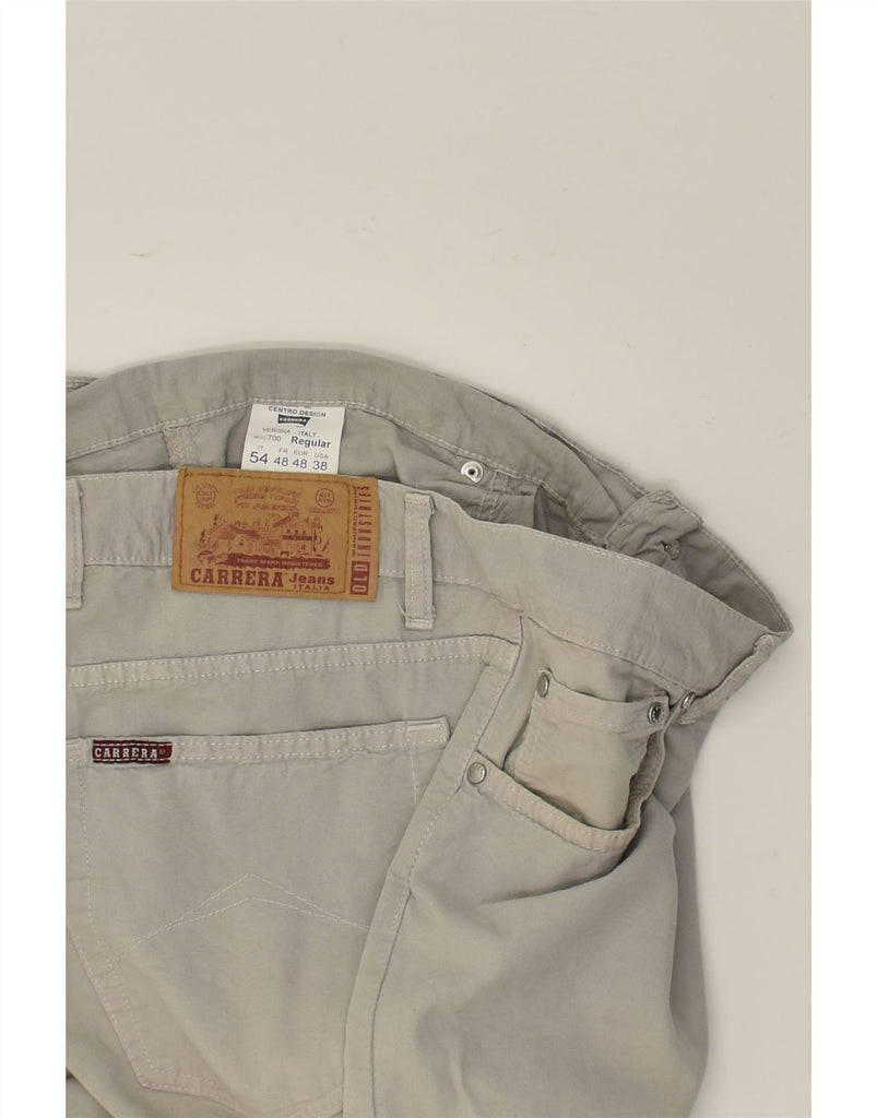 CARRERA Mens Tapered Casual Trousers W38 L27  Grey Cotton | Vintage Carrera | Thrift | Second-Hand Carrera | Used Clothing | Messina Hembry 