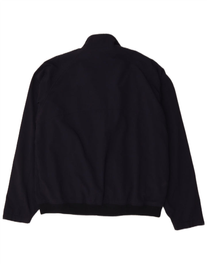 Woolrich Mens Bomber Jacket UK 44 2XL Navy Blue