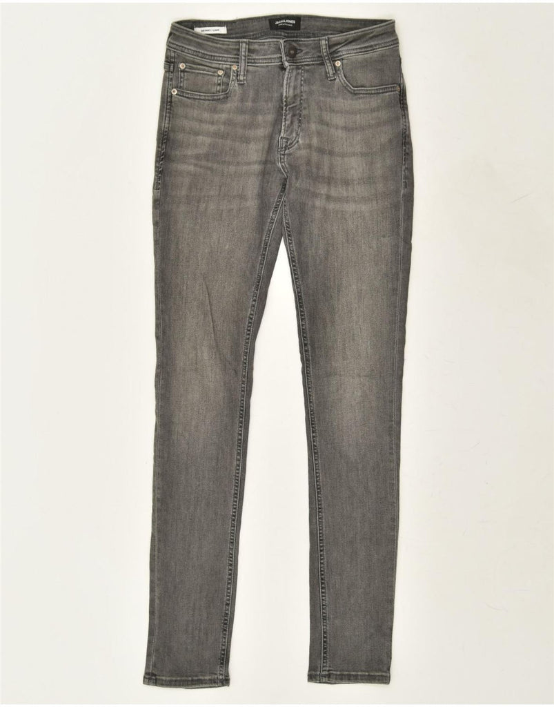 JACK & JONES Mens Liam Skinny Jeans W31 L34 Grey Cotton | Vintage Jack & Jones | Thrift | Second-Hand Jack & Jones | Used Clothing | Messina Hembry 