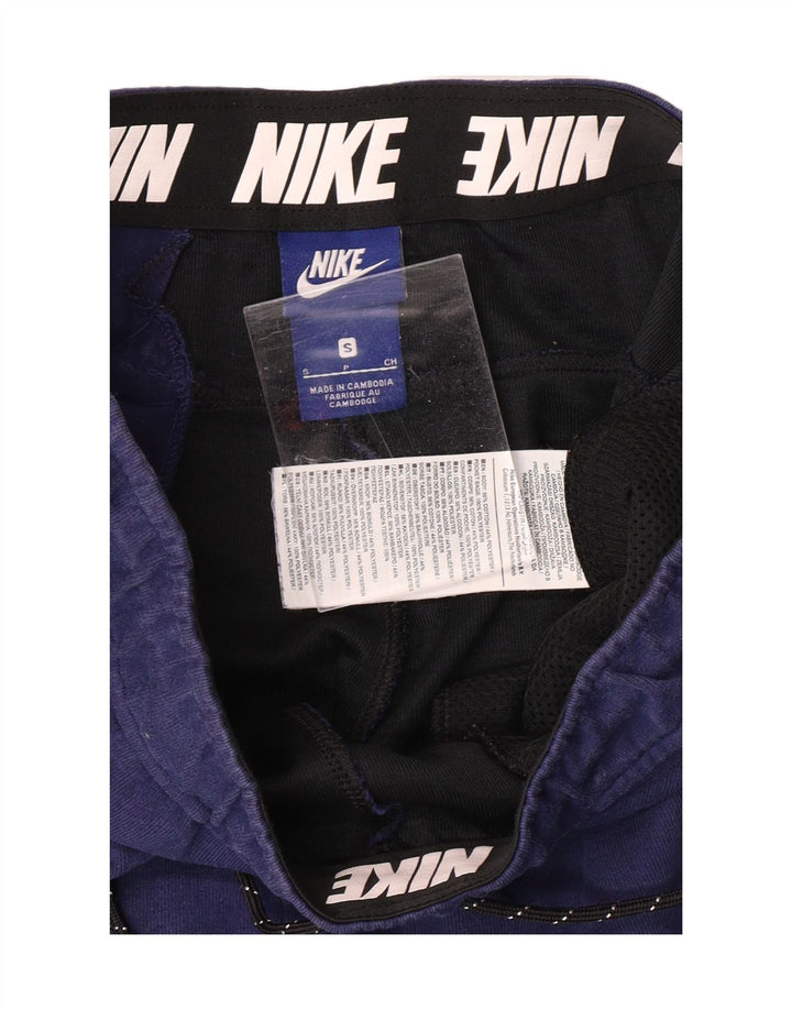 NIKE Mens Graphic Tracksuit Trousers Joggers Small Blue Cotton Vintage Nike and Second-Hand Nike from Messina Hembry 