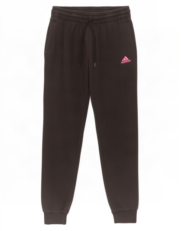 Adidas Womens Graphic Tracksuit Trousers Joggers UK 4/6 XS Black Sports