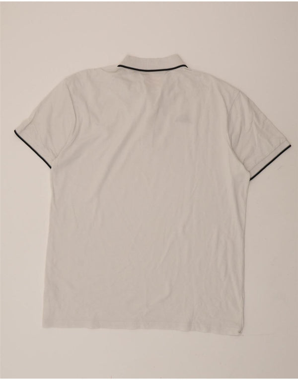KAPPA Mens Polo Shirt 3XL White Cotton