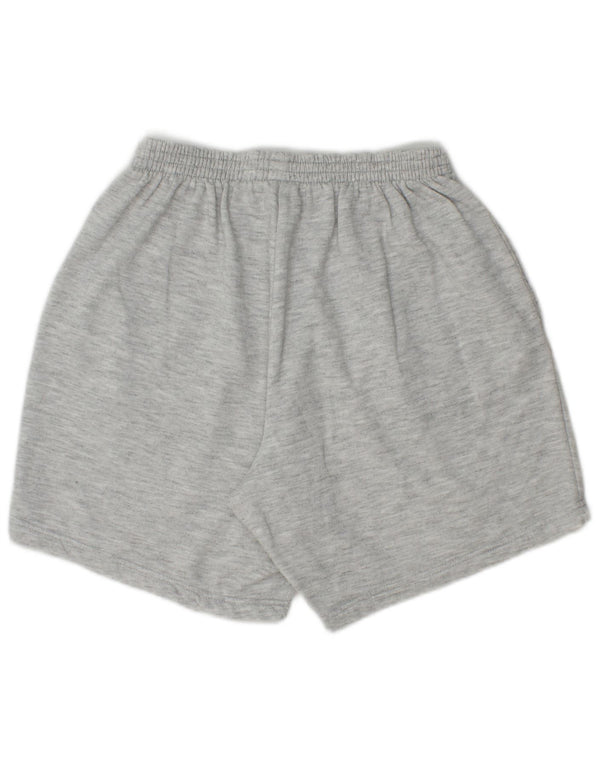 Asics Mens Graphic Sport Shorts Small Grey Polyester