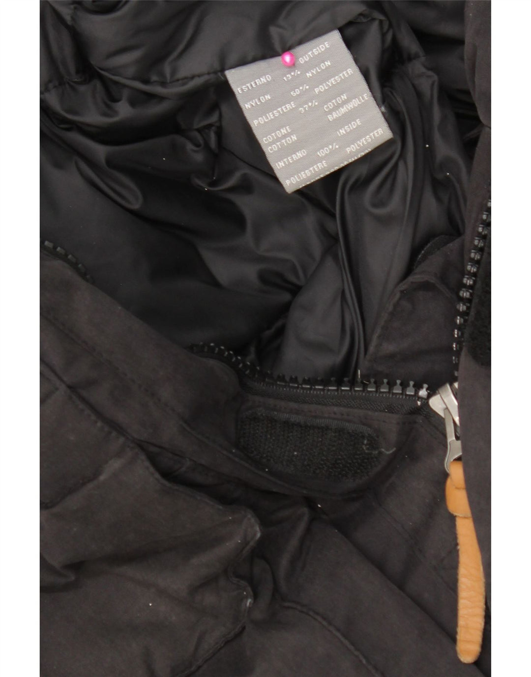 Dolomite Mens Hooded Padded Jacket UK 42 XL Black Nylon
