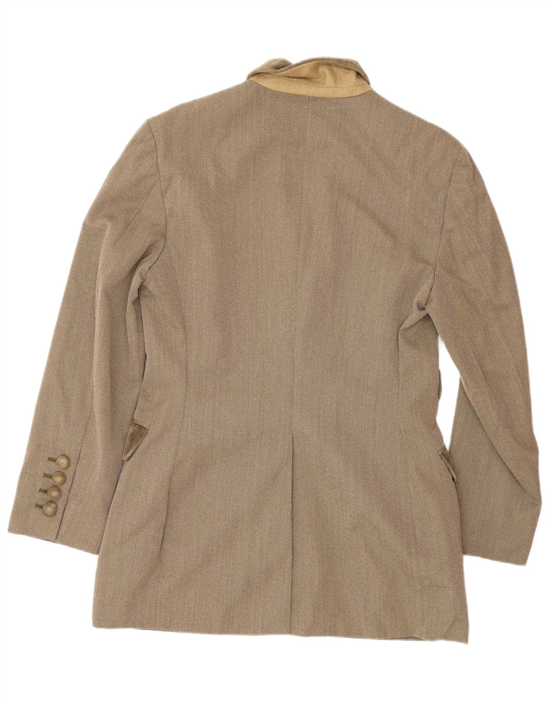 MOSCHINO Womens 3 Button 2 Piece Skirt Set UK 12 Medium W28 Brown Classic