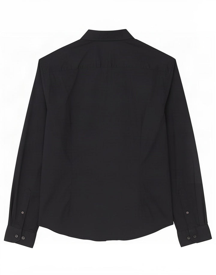 Esprit Mens Shirt Medium Black Cotton