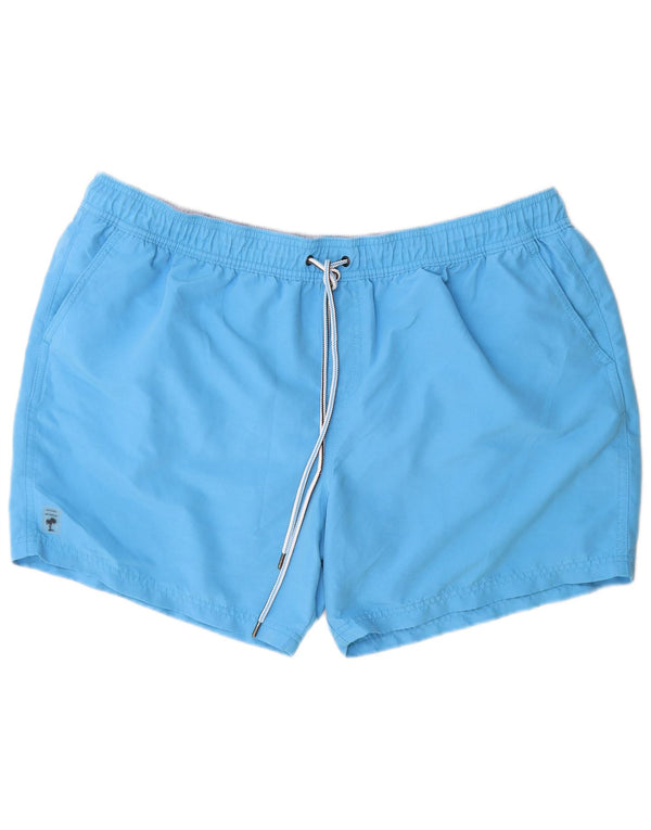 Marks & Spencer Mens Swimming Shorts 2XL  Blue Polyester