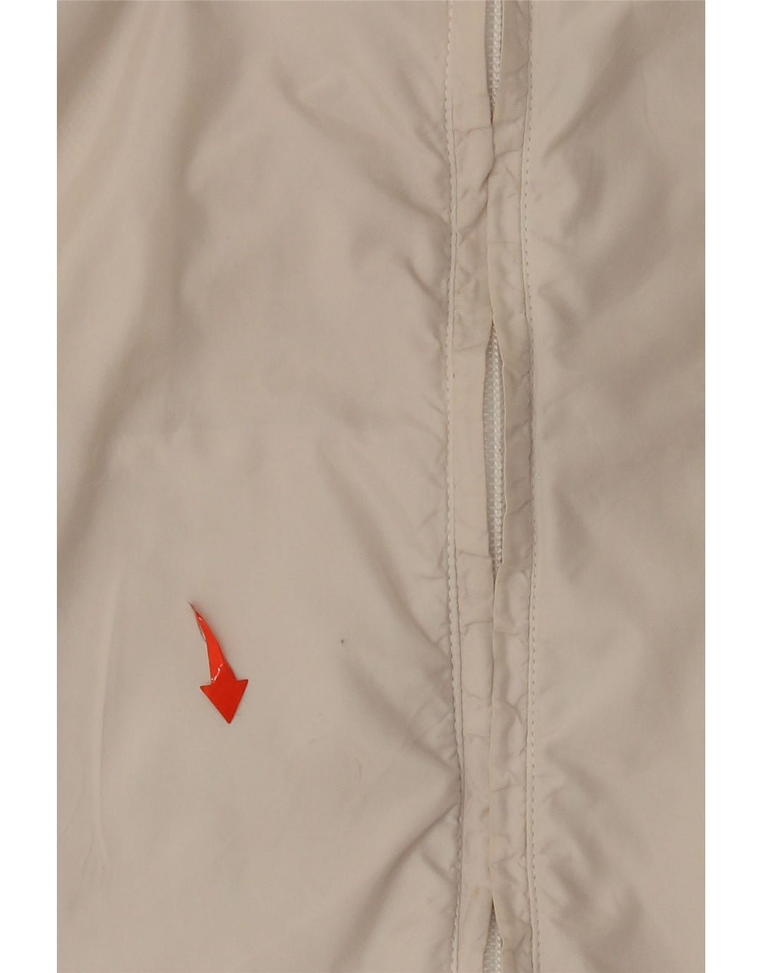 Diadora Womens Oversized Hooded Gilet UK 16 Large Beige Polyamide