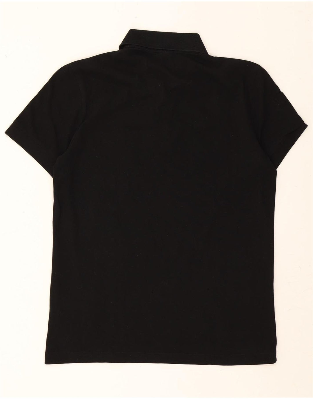 HUGO BOSS Mens Regular Fit Polo Shirt Medium Black Cotton Vintage Hugo Boss and Second-Hand Hugo Boss from Messina Hembry 