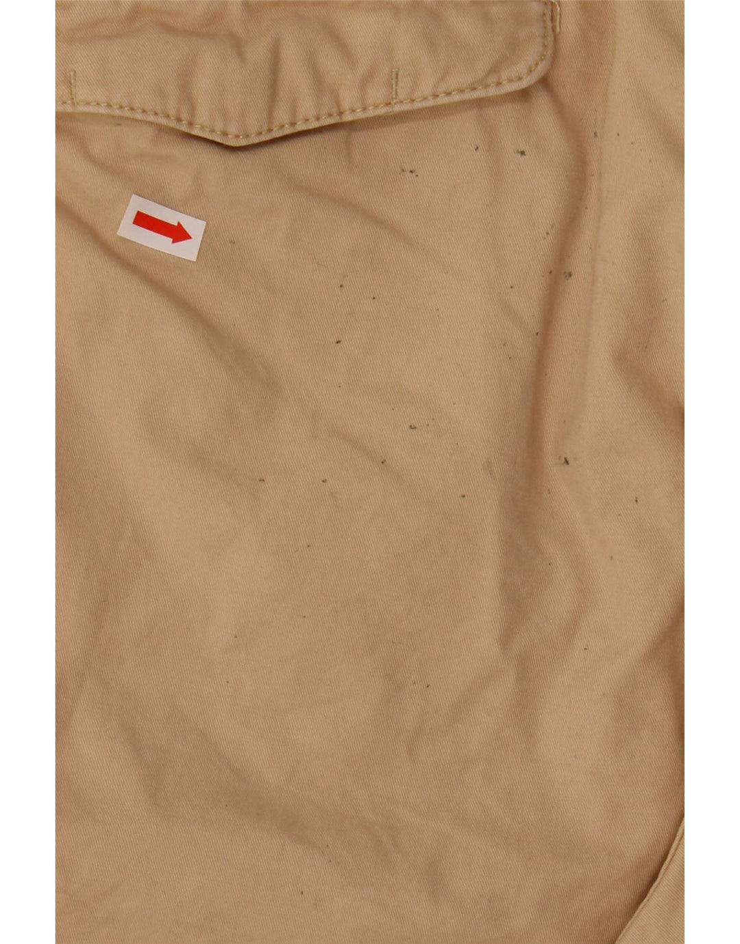 Tommy Hilfiger Mens Cargo Shorts W36 Large Beige Cotton