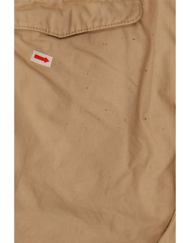 Tommy Hilfiger Mens Cargo Shorts W36 Large Beige Cotton