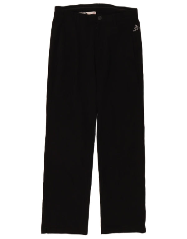 Adidas Boys Straight Chino Trousers 11-12 Years Medium W26 L26 Black