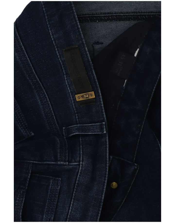 TRUSSARDI Womens Tapered Jeans W29 L28 Navy Blue